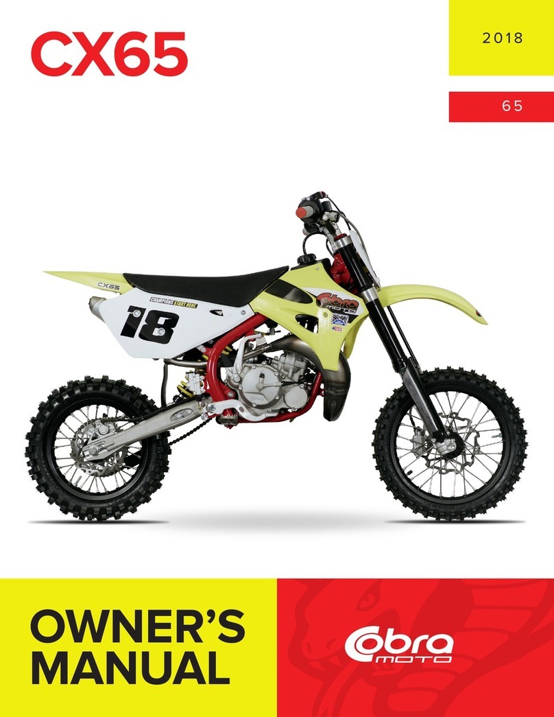 Cobra Moto CX65 owner's manual
