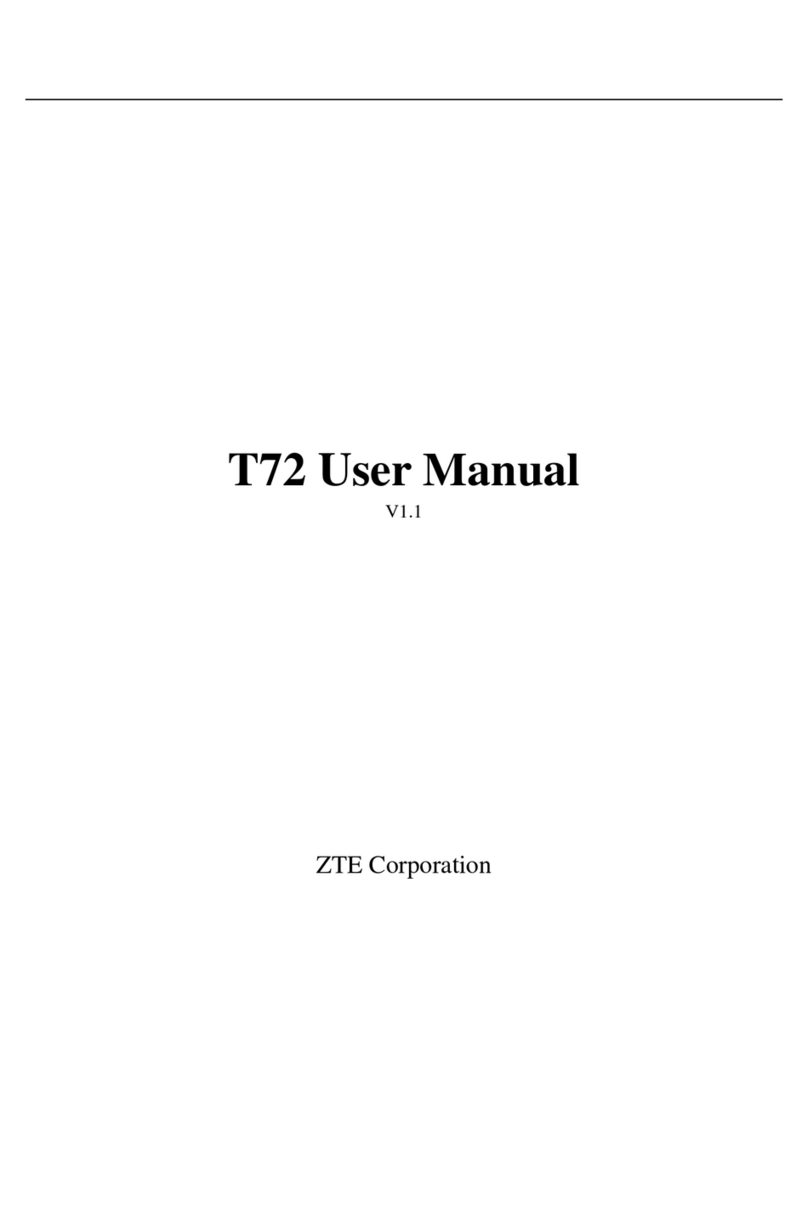 Zte T72 User manual