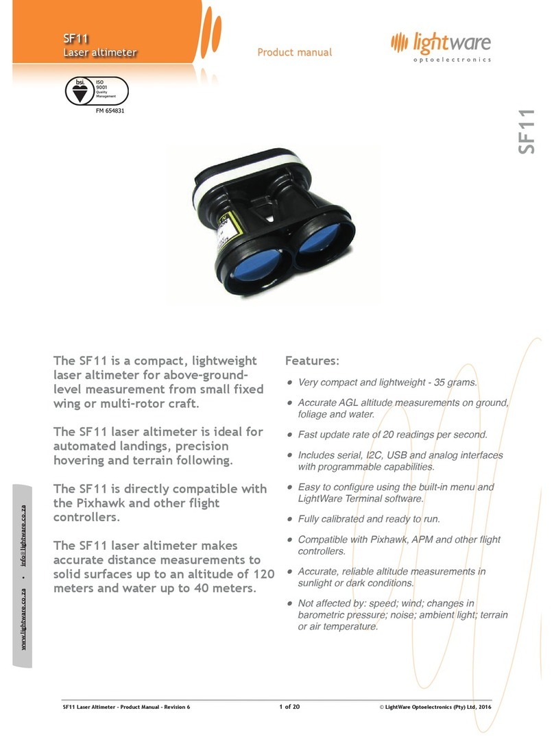 Lightware SF11 User manual