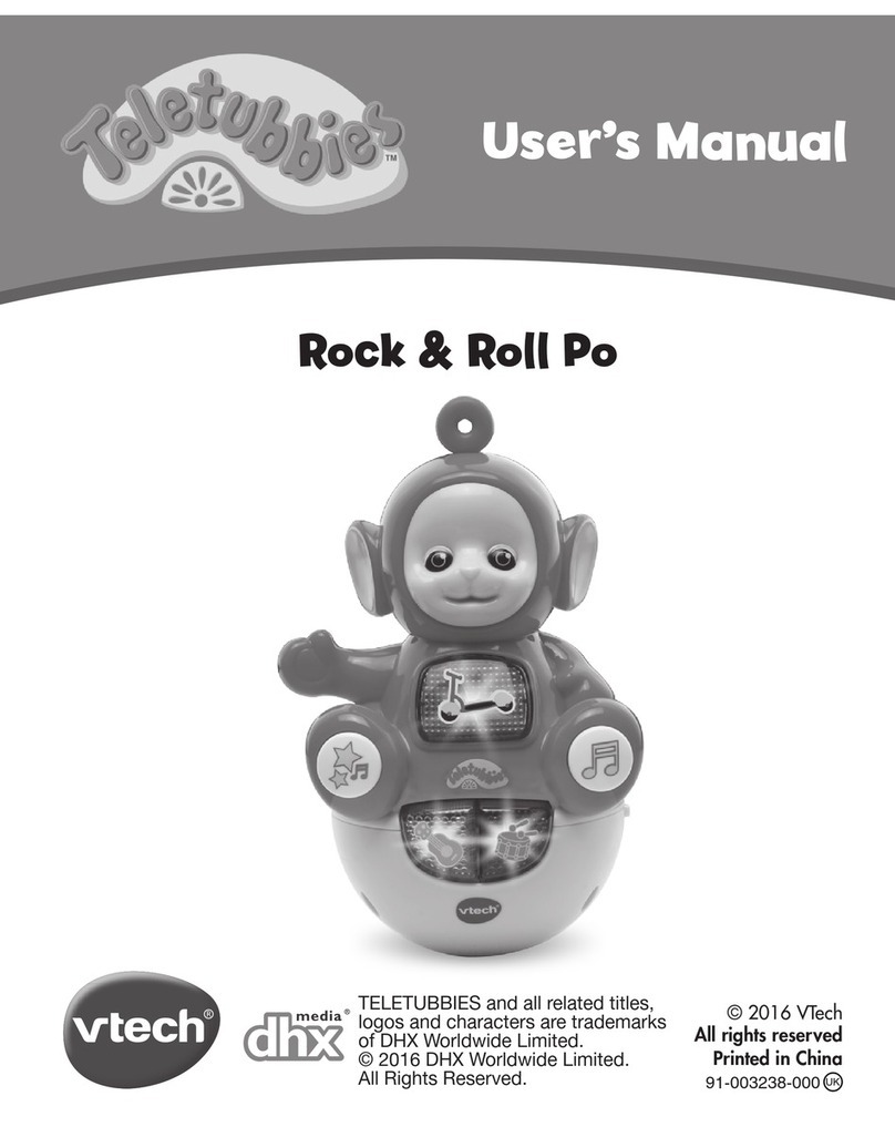 V-tech Teletubbies Rock & Roll Po User manual