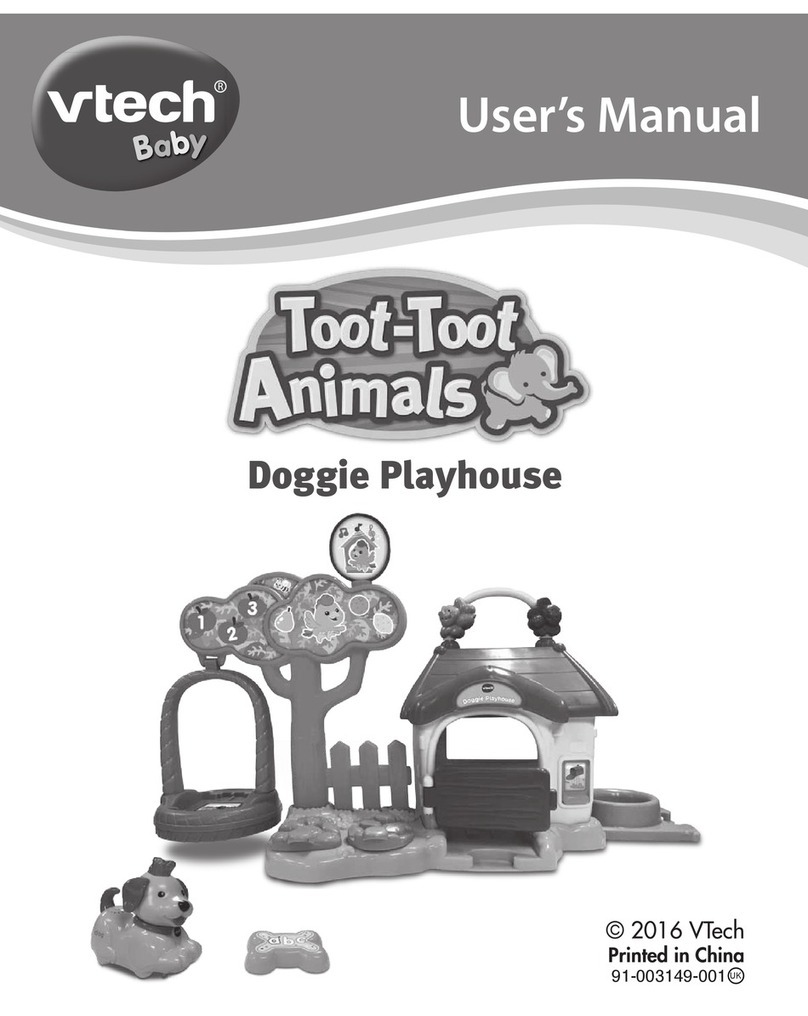 V-tech Toot-Toot Animals Doggie Playhouse User manual