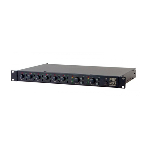 AUDAC PRE16 Installation and operating instructions