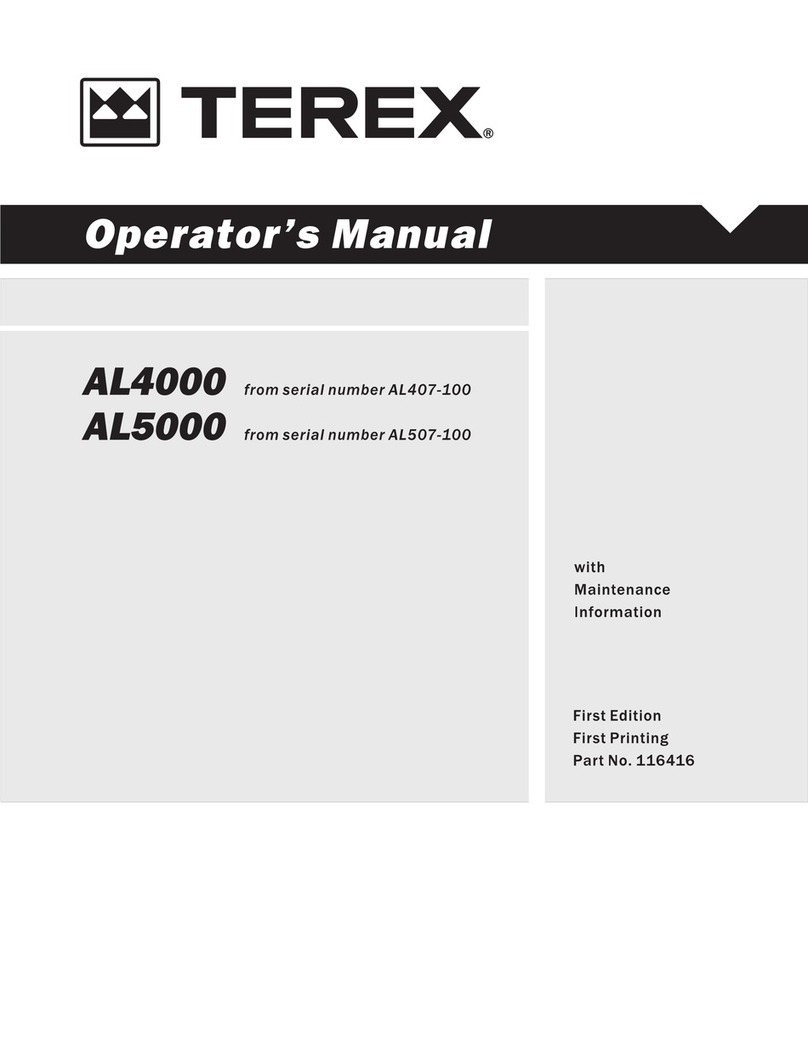 Terex Series AL4000 User manual