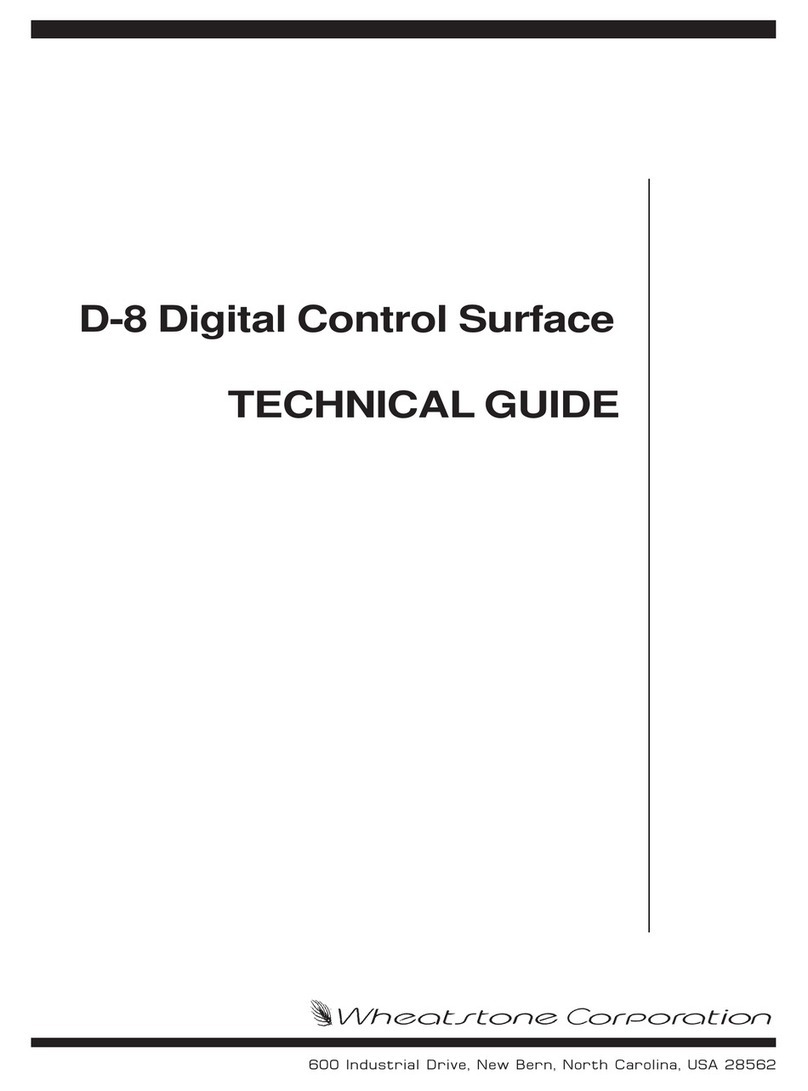 Wheatstone Corporation D-8 Technical guide