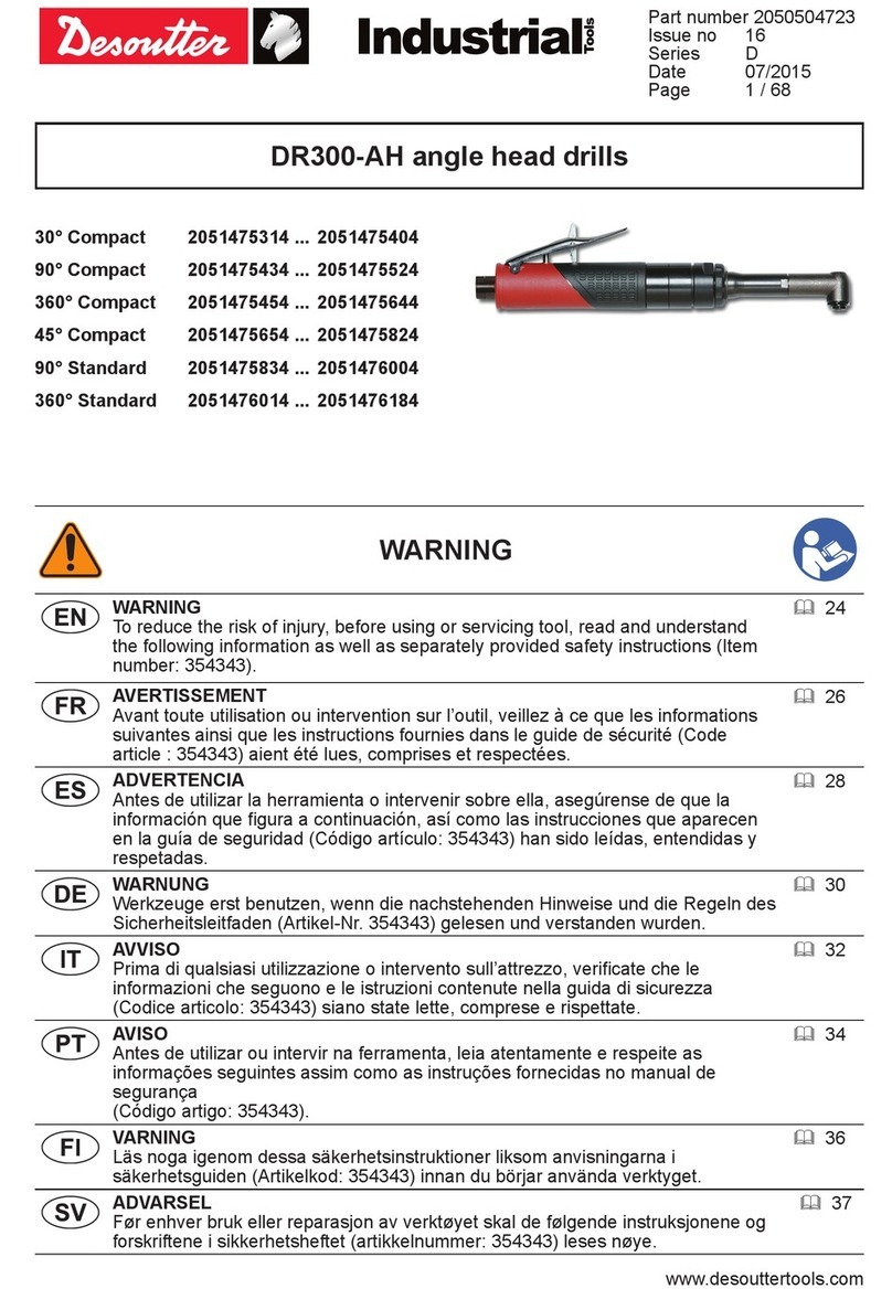 Desoutter 2051475314 user manual