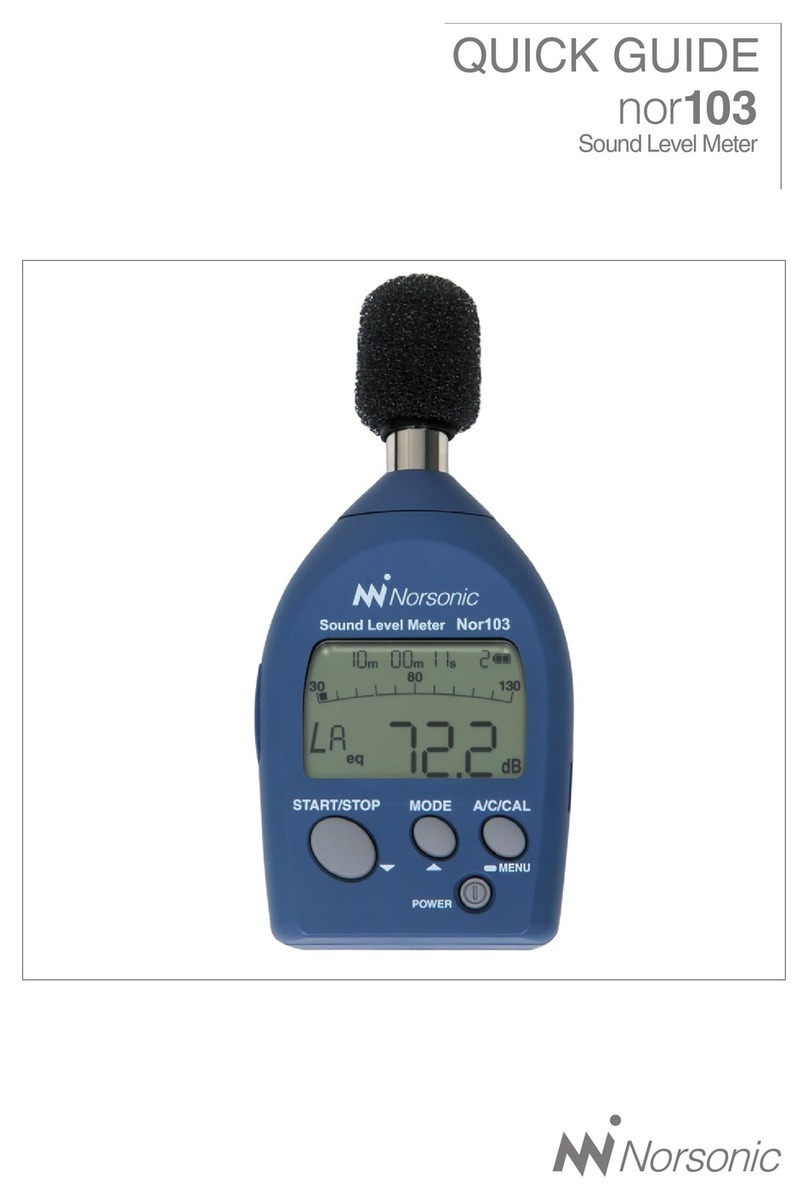 Norsonic nor103 quick guide