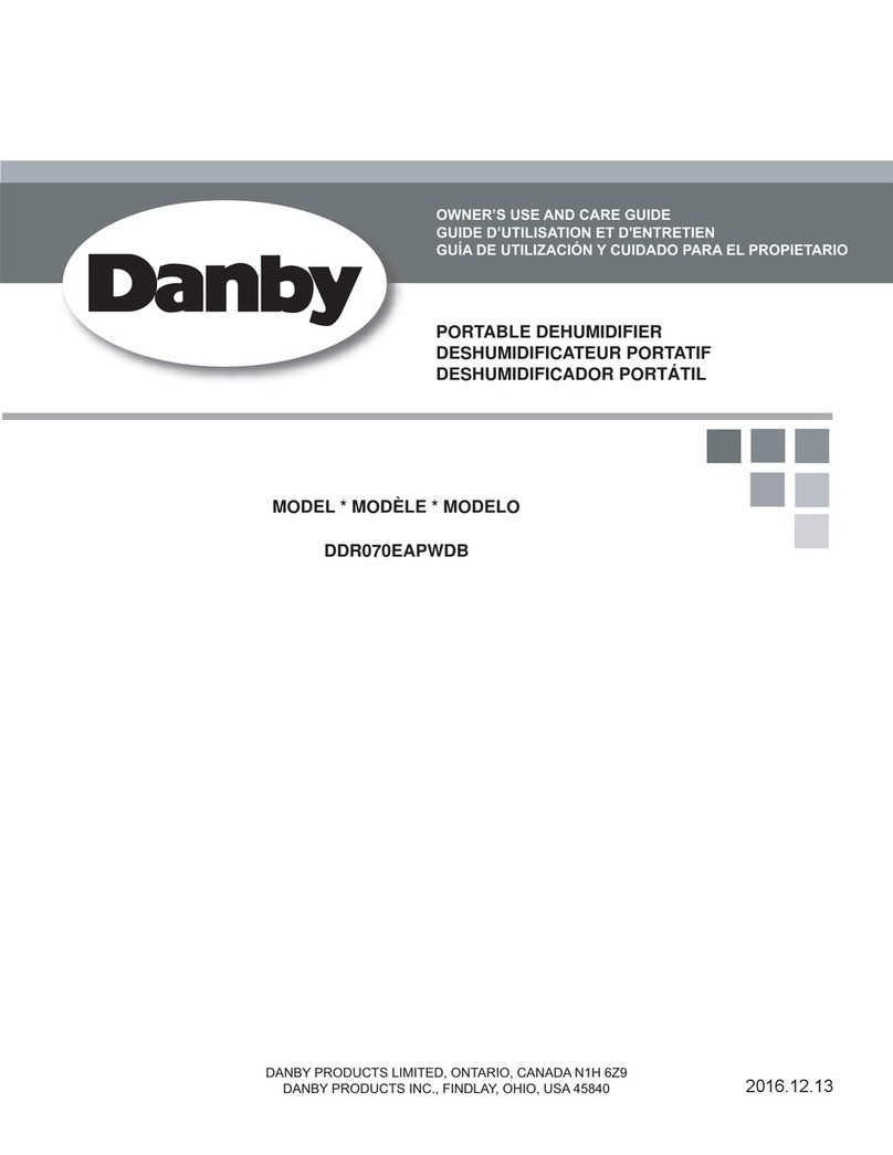 Danby DDR070EAPWDB Use and care guide