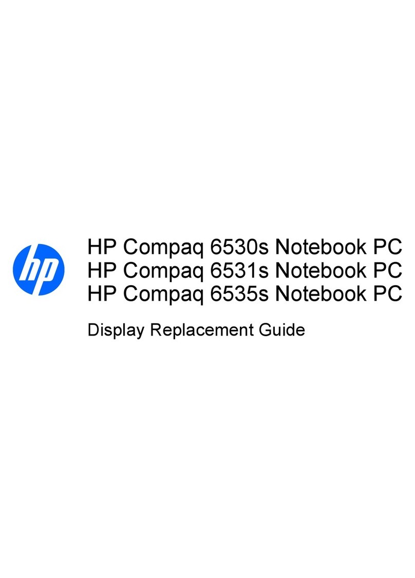 HP Compaq 6530s Parts list manual