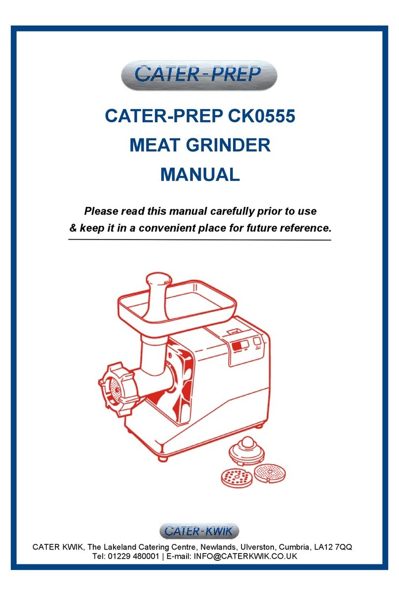 CaterKwik CATER-PREP CK0555 manual