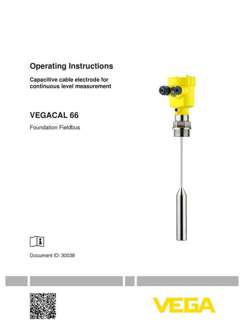 Vega VEGACAL 66 operating instructions