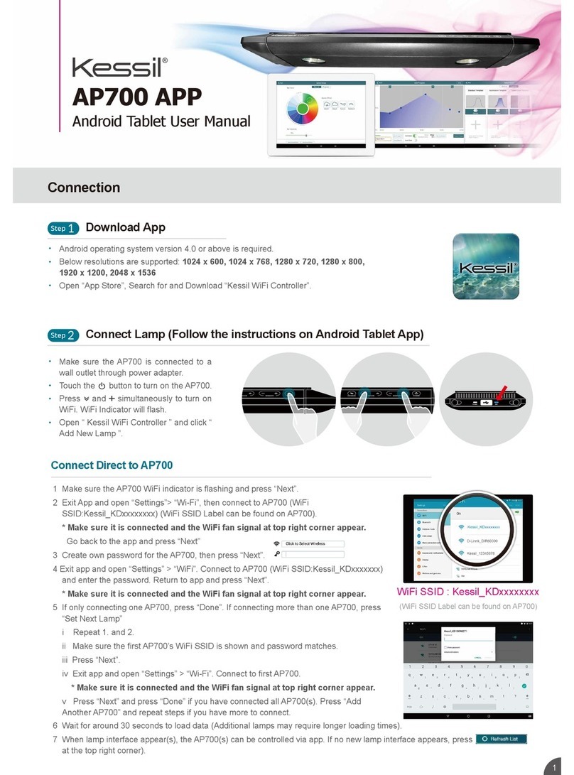 Kessil AP700 APP user manual
