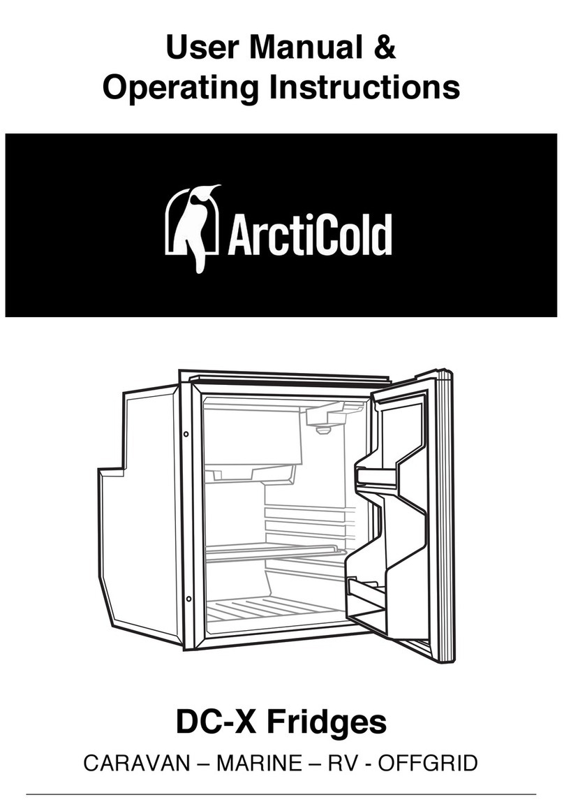 ArctiCold DC-X User manual – operating guide