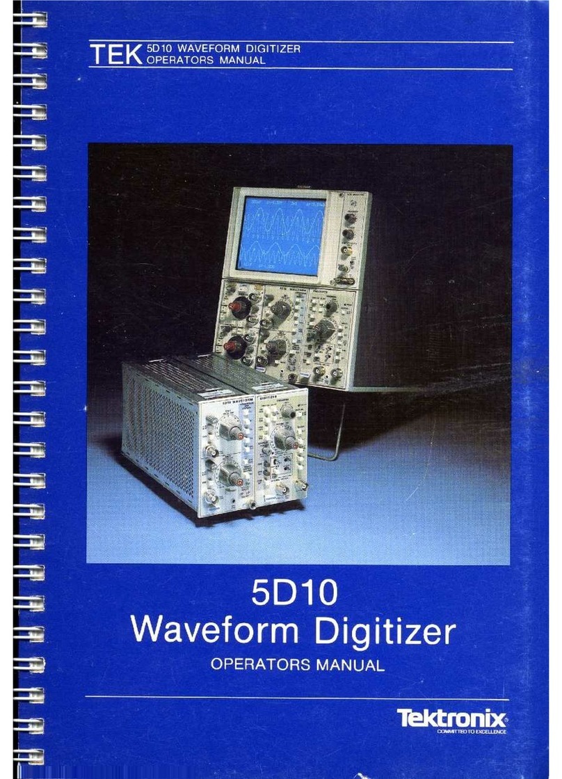 Tektronix 5D10 User manual