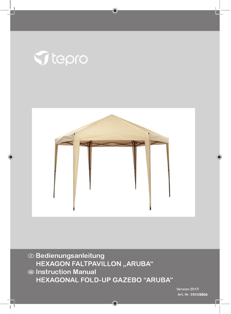 tepro ARUBA instruction manual