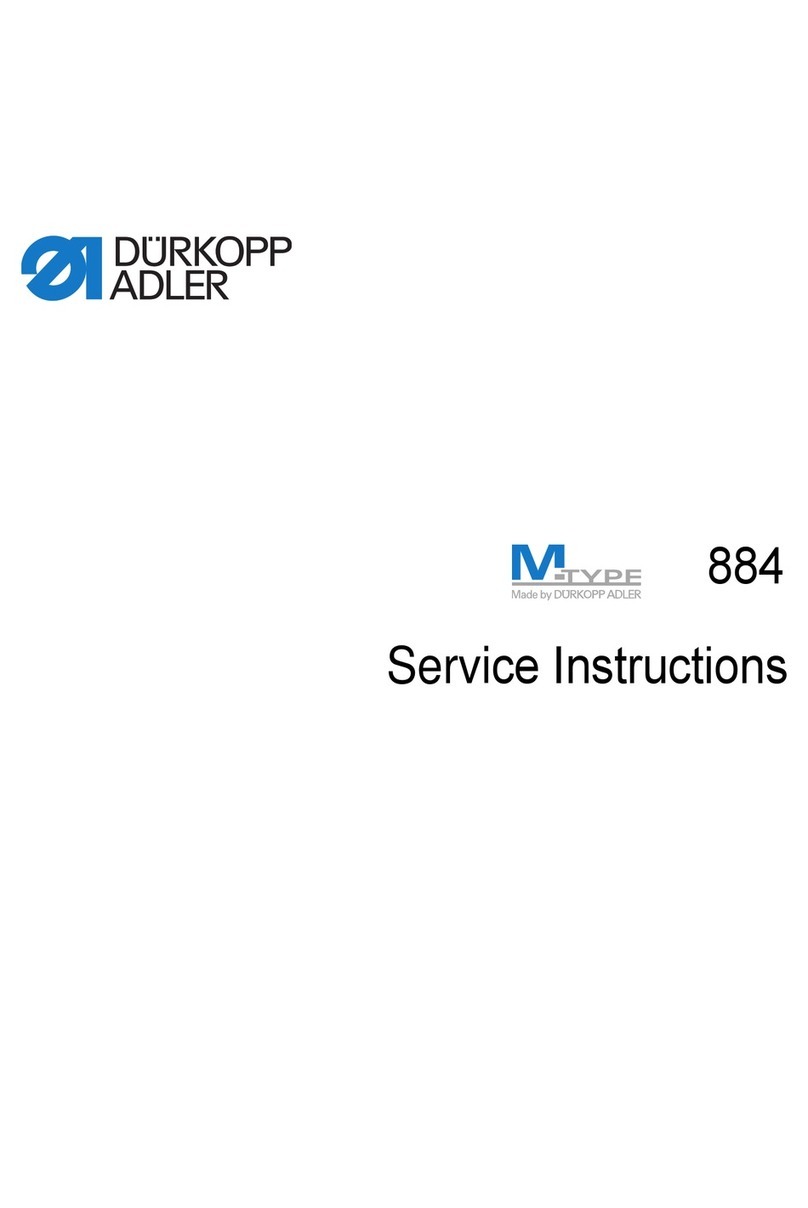 Dürkopp Adler 884-xxx-M series Service instructions