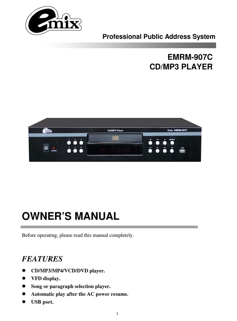 EMIX EMRM-907C owner's manual
