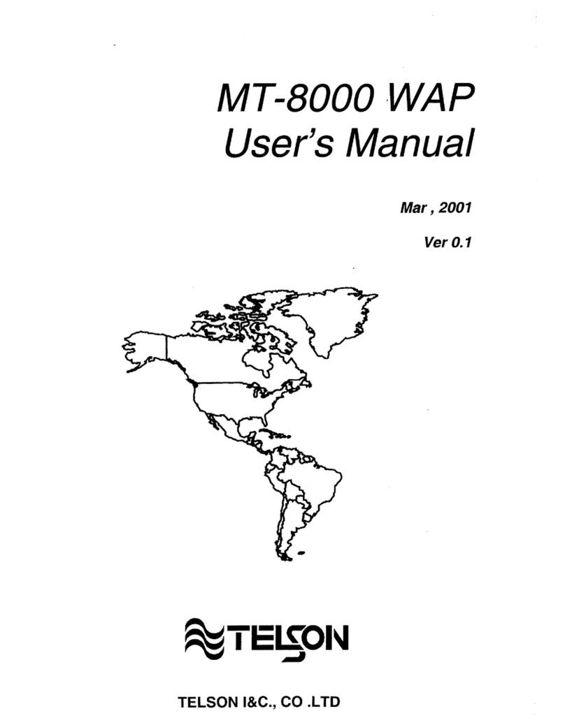 Telson MT-8000 WAP user manual