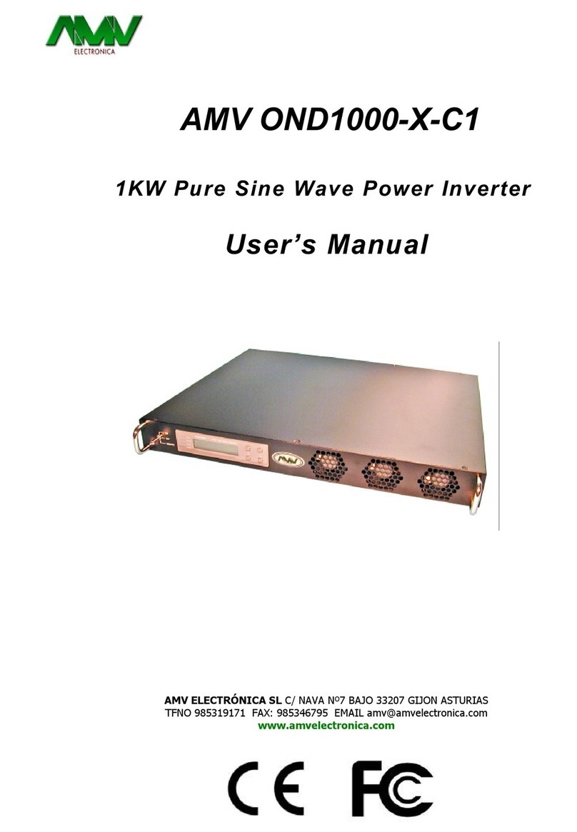 AMV OND1000-X-C1 user manual