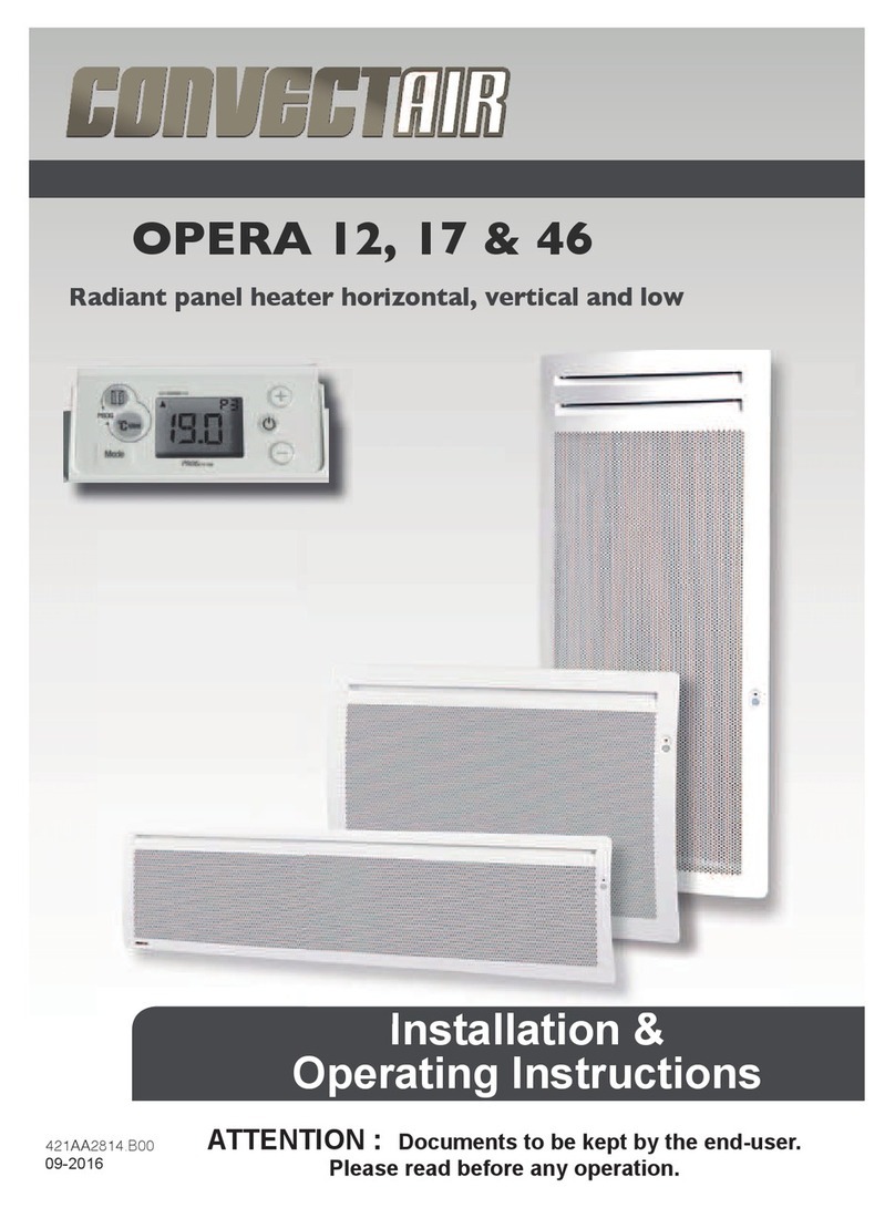 CONVECTAIR opera 12 7732-C07 Manual CONVECTAIR opera 12 7732-C07 Manual