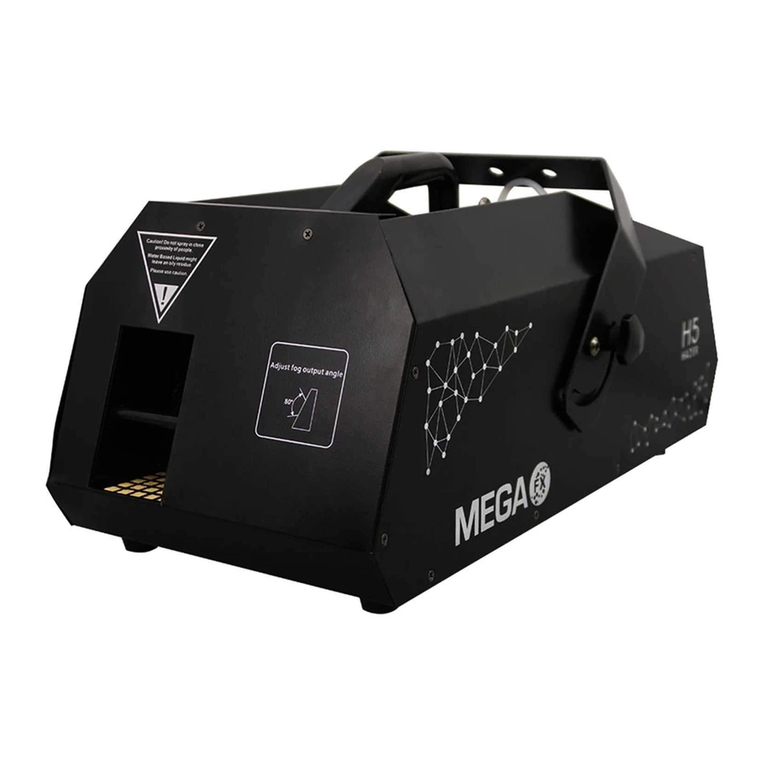 Mega H5 Hazer user manual