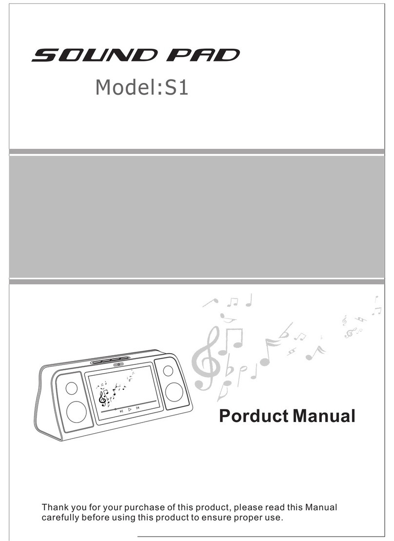 Hengbida Electronic Technology Sound Pad S1 product manual