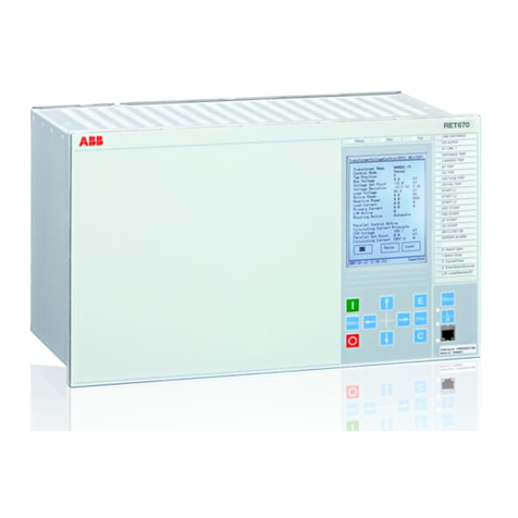 ABB RELION RET670 Instructions for use