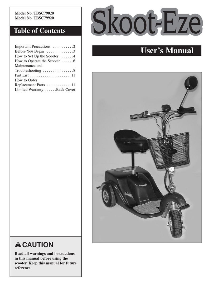 Skoot-Eze TBSC79020 User manual