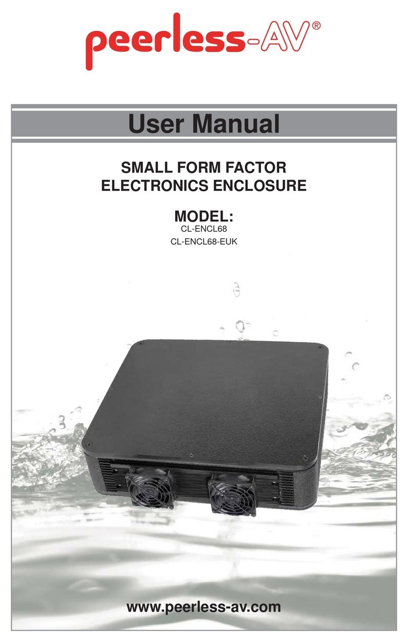 PEERLESS CL-ENCL68 User manual