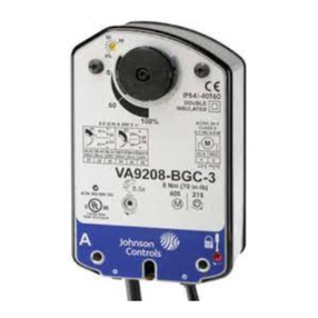 Johnson Controls VA9208-Bxx-x Series User manual Johnson Controls VA9208-Bxx-x Series User manual