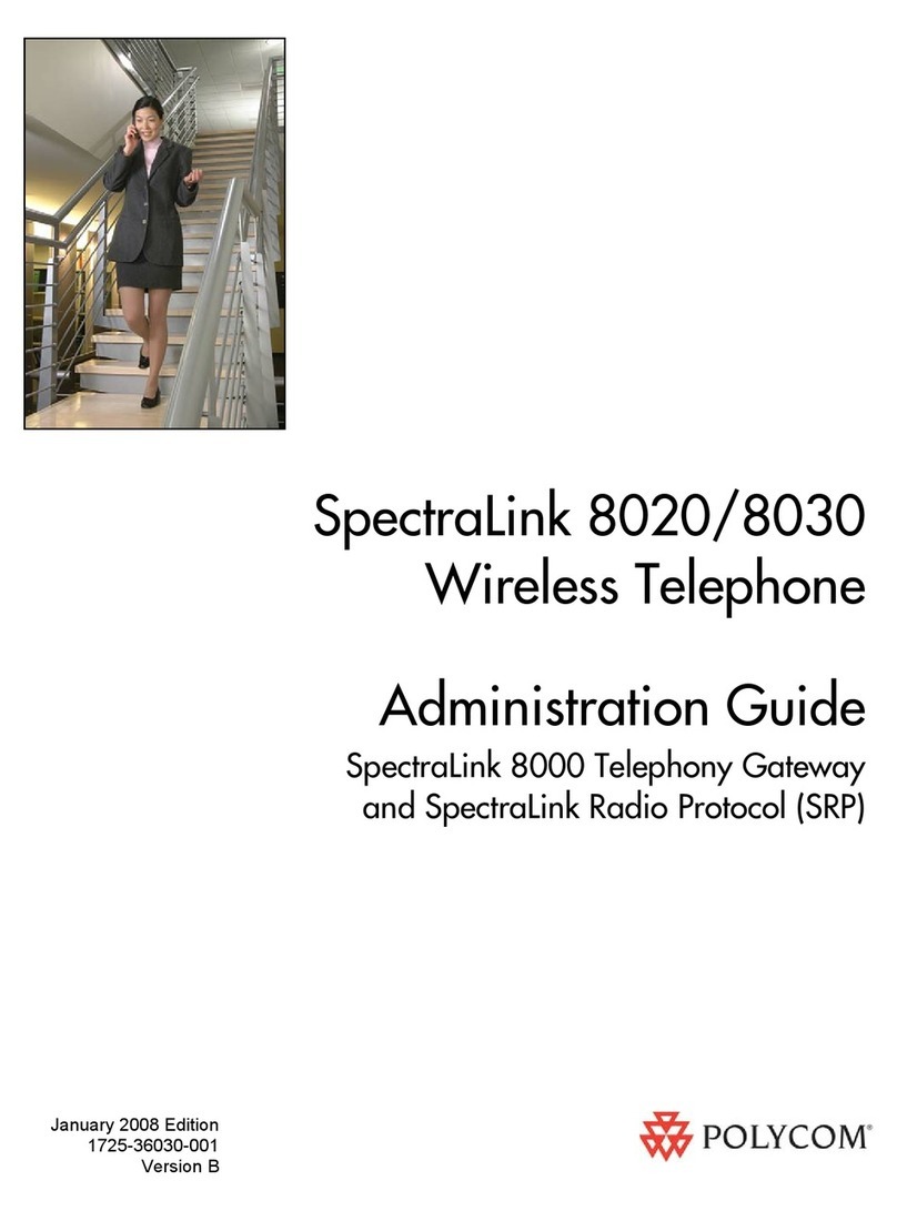 Polycom SpectraLink 8020 Instruction Manual