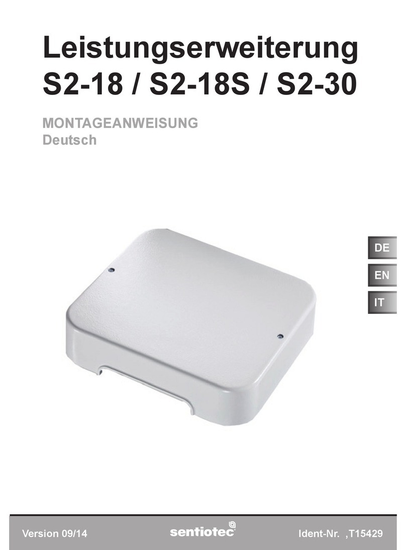 Sentiotec S2-18 installation instructions