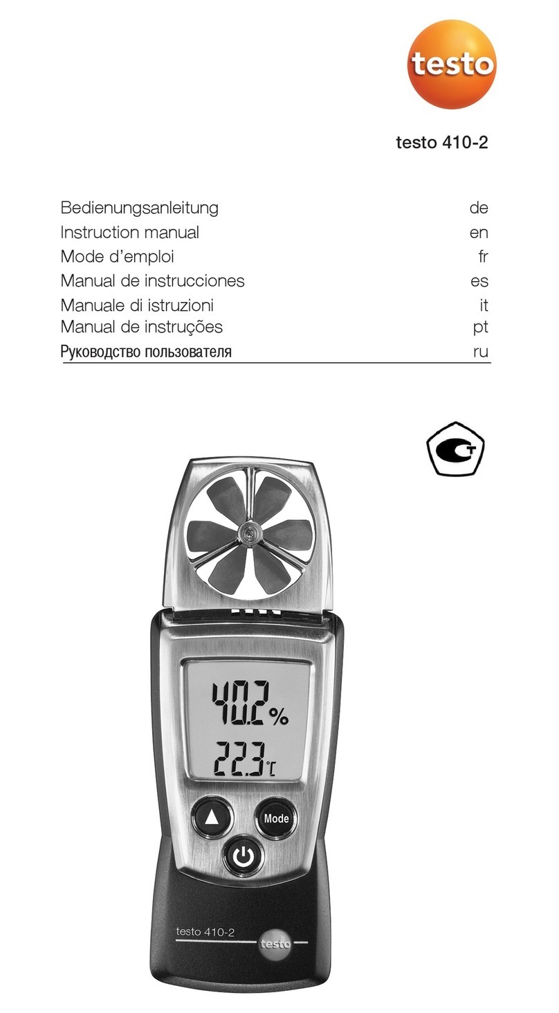 TESTO 410-2 User manual