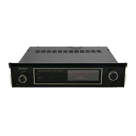 McIntosh MR 500 manual