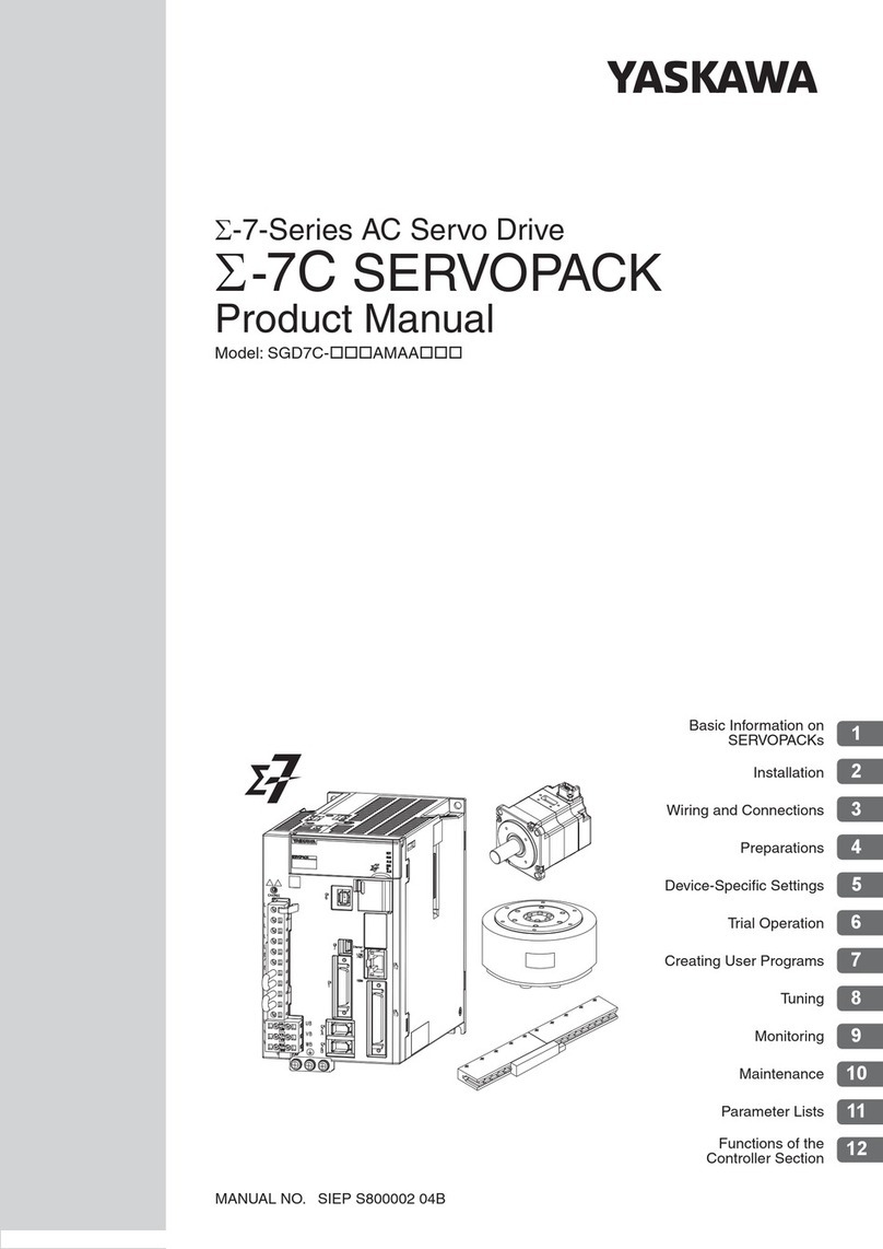 YASKAWA SGD7C-***AMAA*** User manual YASKAWA SGD7C-***AMAA*** User manual
