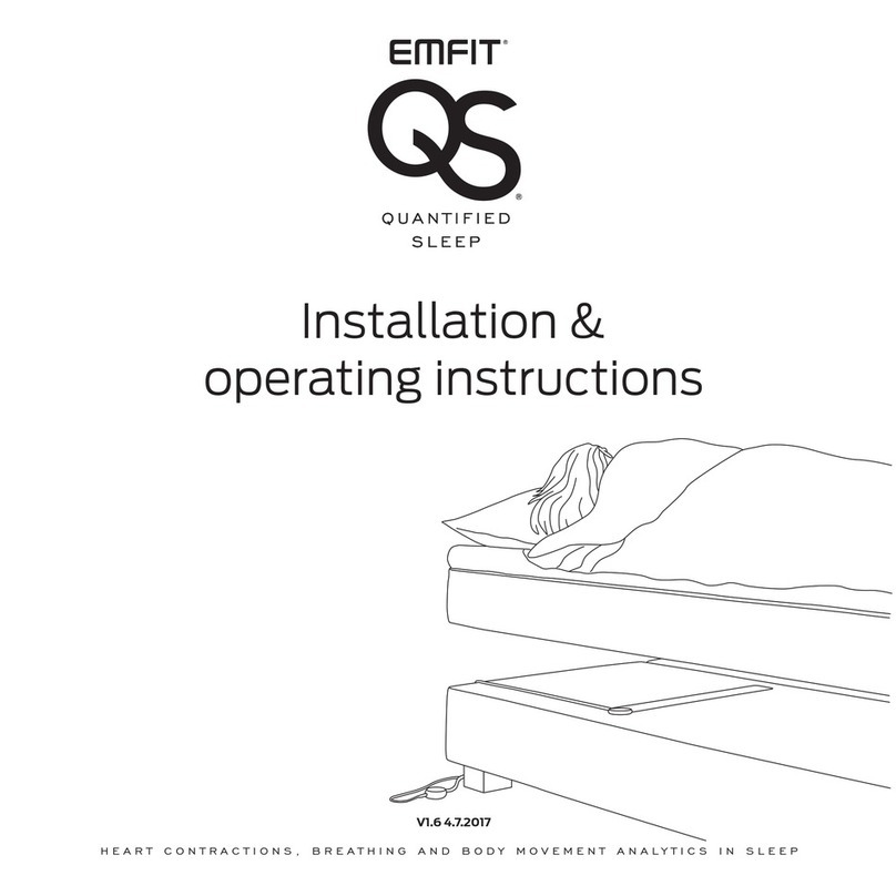 Emfit QS Installation & operating instructions