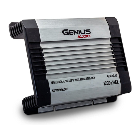 Genius Audio GTM-80.4D user manual
