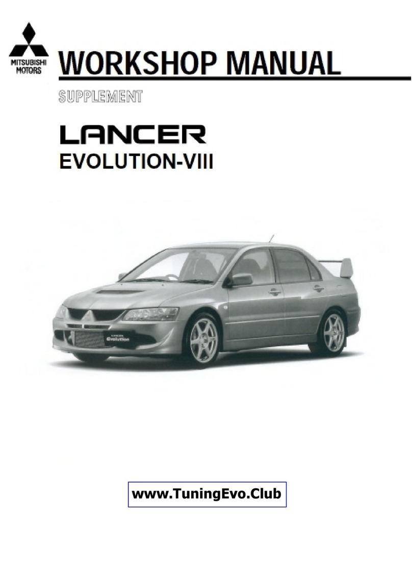 Mitsubishi MOTORS Lancer Evolution-VIII Workshop manual