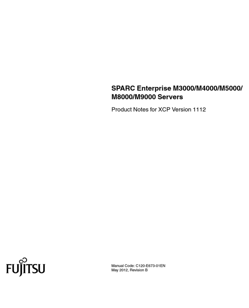 Fujitsu SPARC Enterprise M3000 Service manual