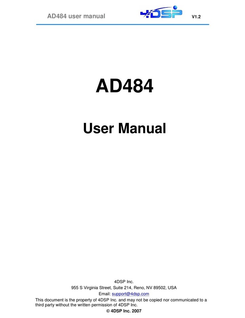 4DSP AD484 user manual