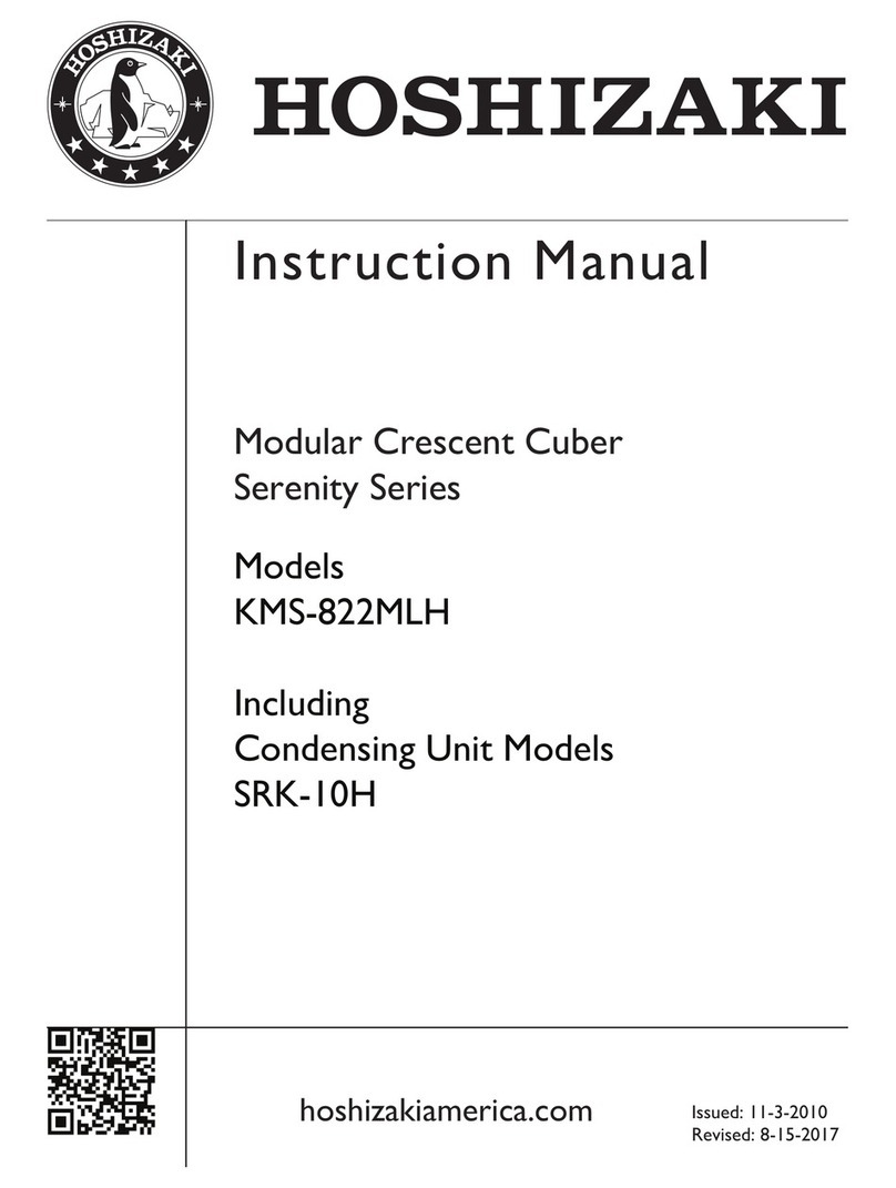 Hoshizaki Serenity Series KMS-822MLH instruction manual