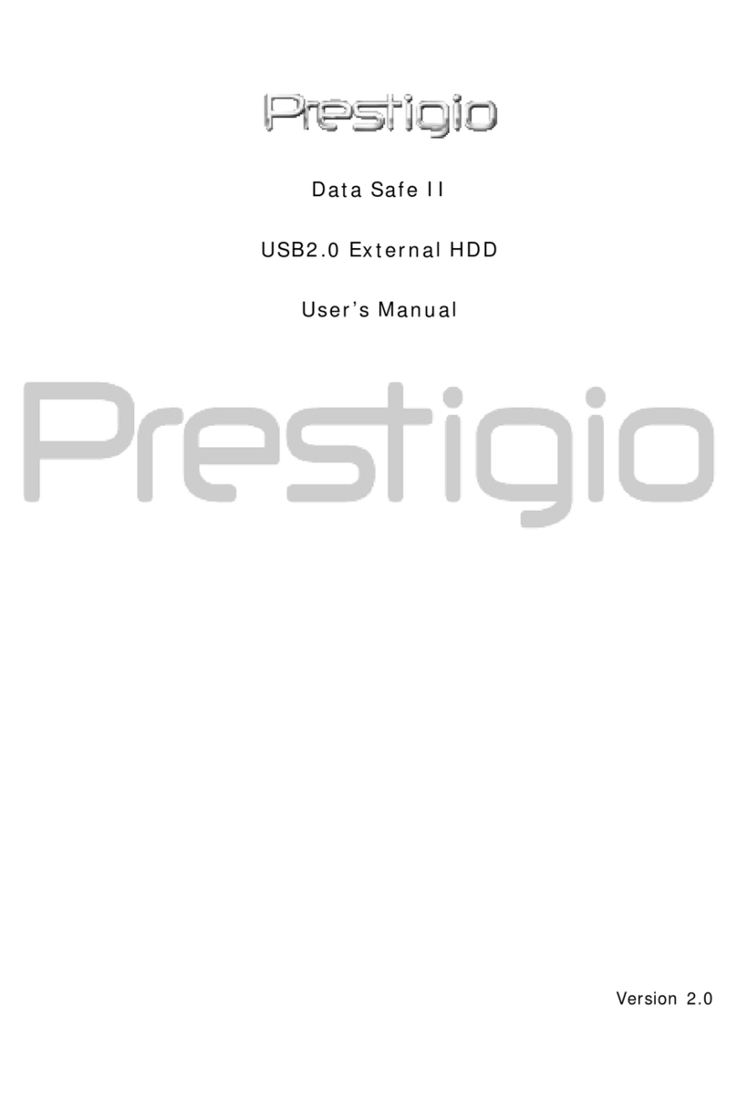 Prestigio Data Safe II User manual