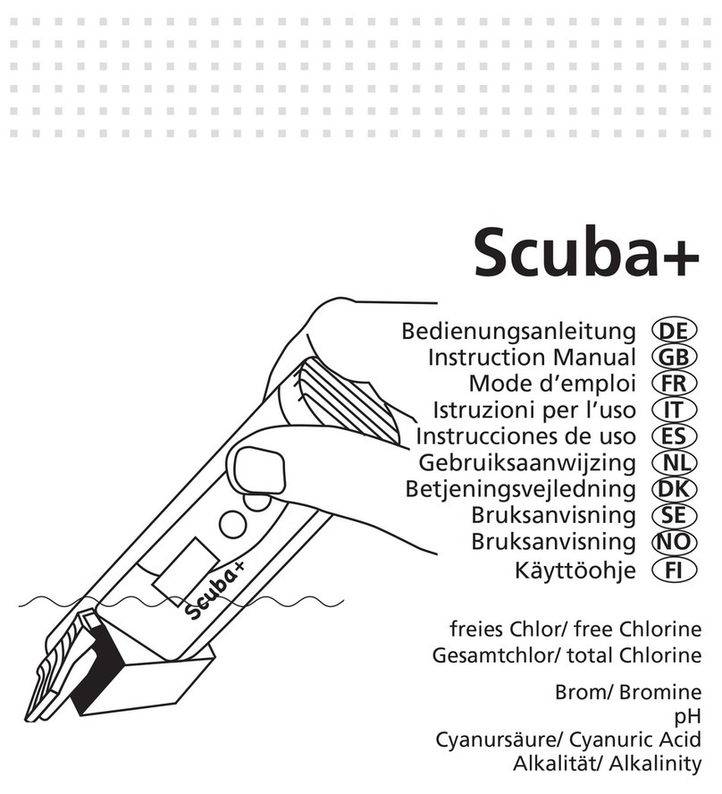 Tintometr Scuba+ instruction manual