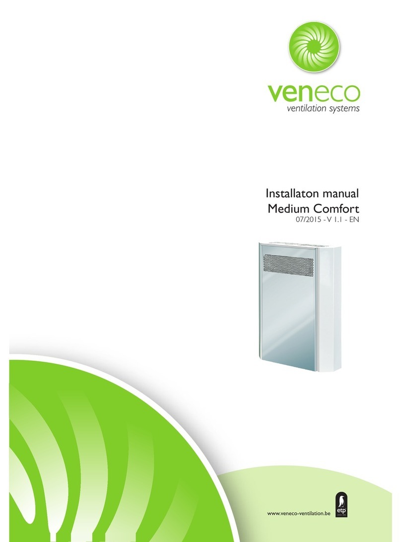 Veneco Medium Comfort Installaton manual
