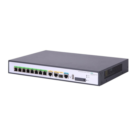 HP MSR SERIES User manual HP MSR SERIES User manual
