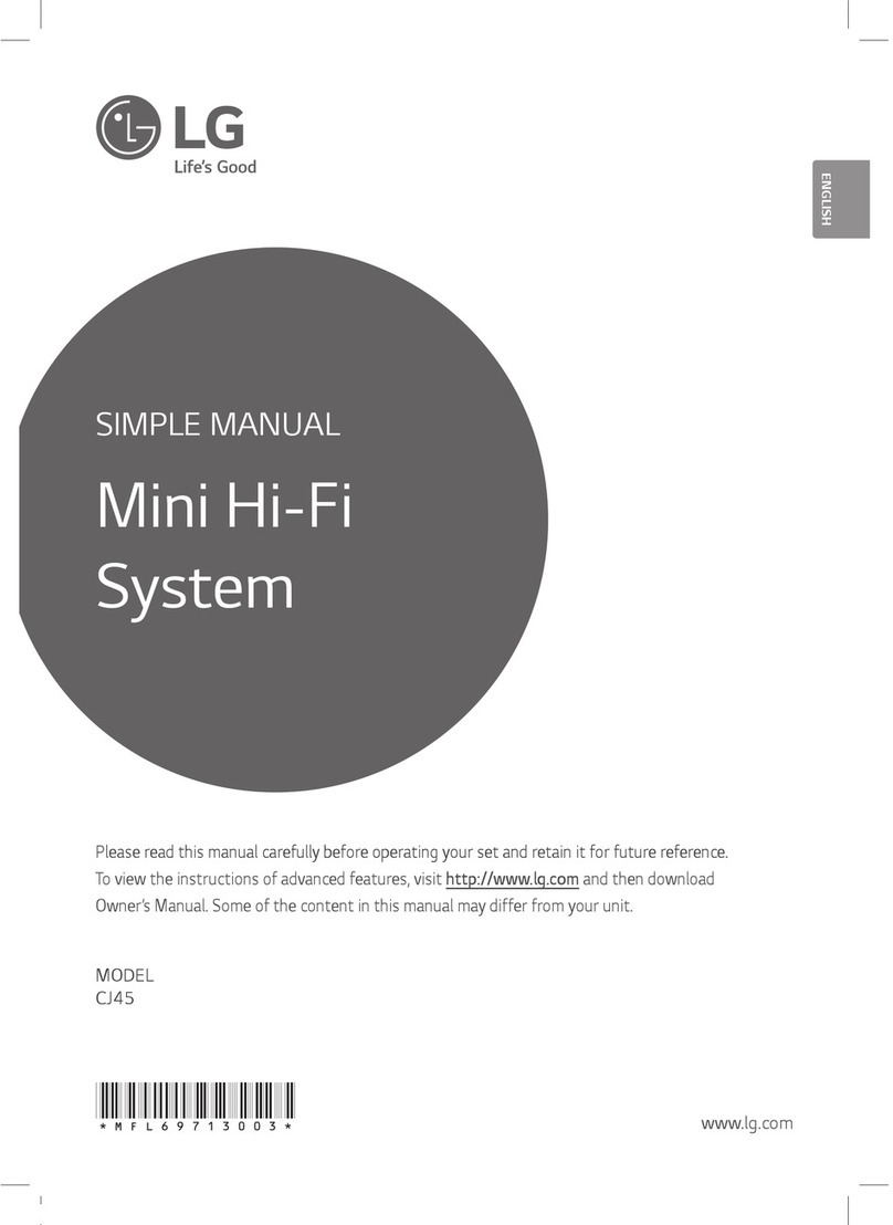LG CJ45 Specification sheet