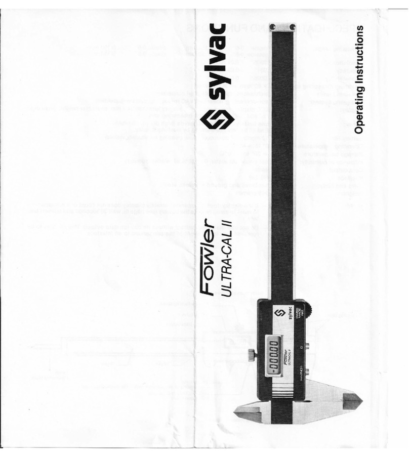 Sylvac Fowler Ultra-cal II User manual