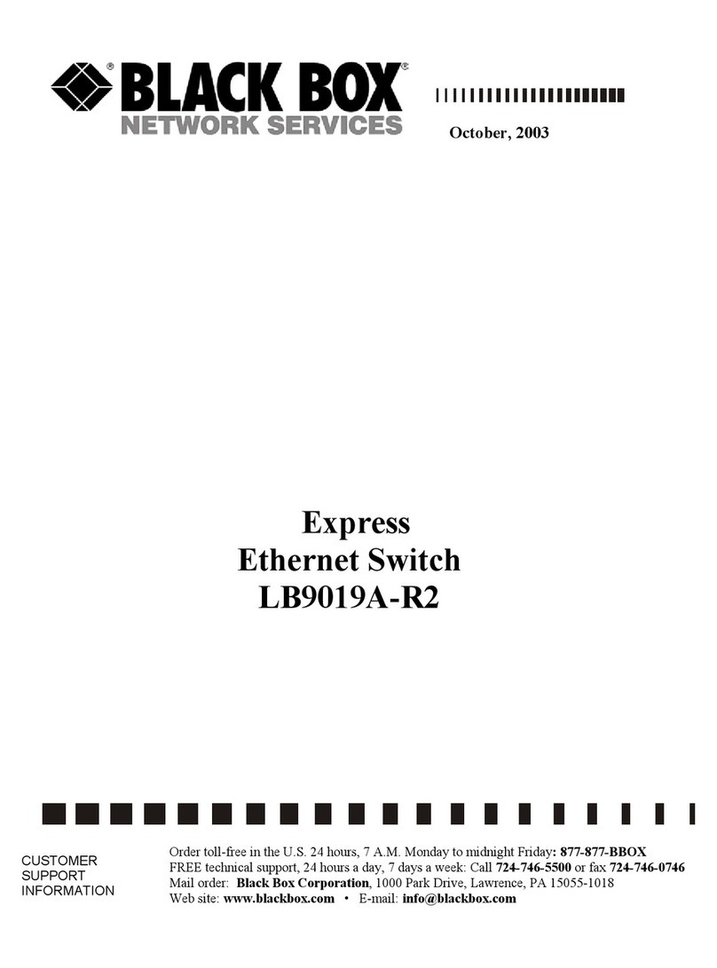 Black Box LB9019A-R2 User manual Black Box LB9019A-R2 User manual