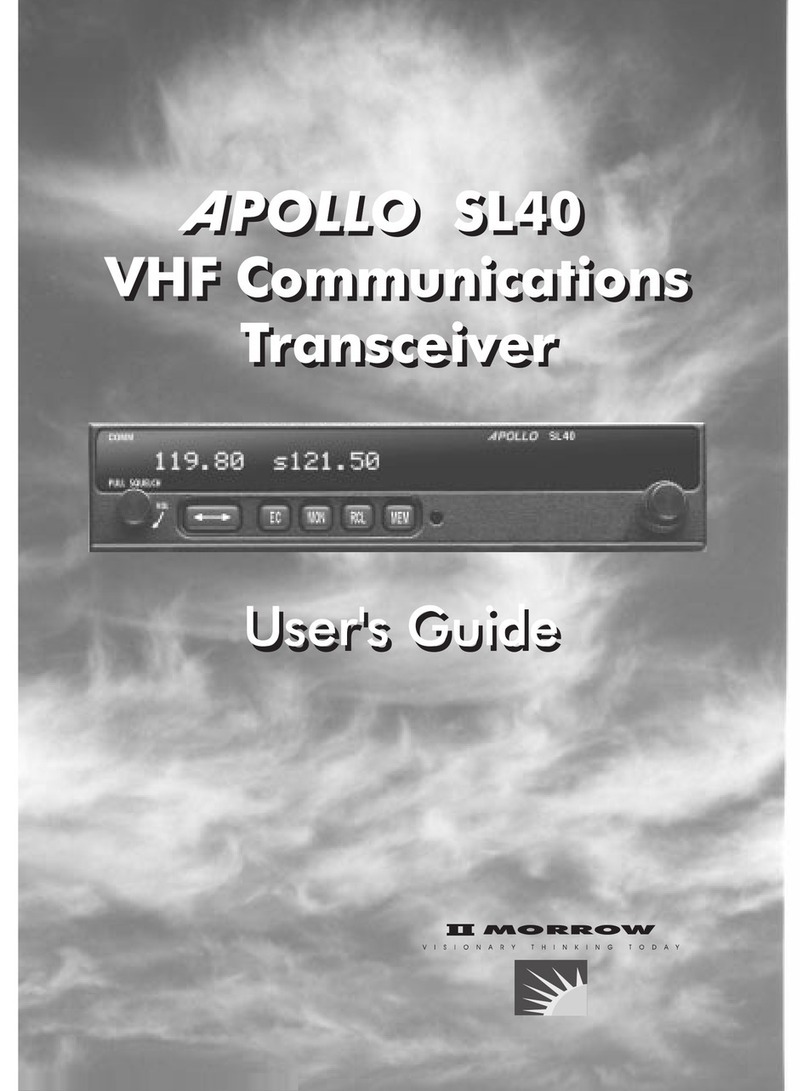 Morrow Apollo SL40 user manual