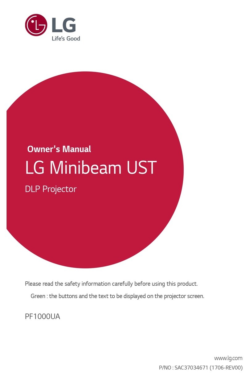 LG PF1000UA User manual