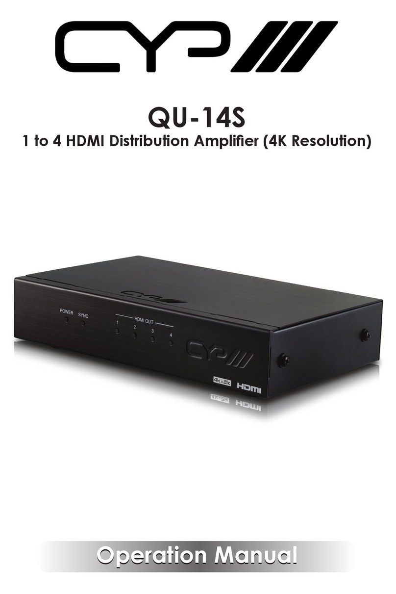 CYP QU-14S User manual